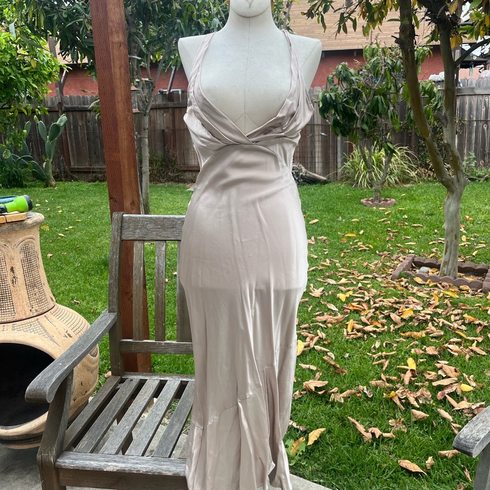 90s backless Bebe dress